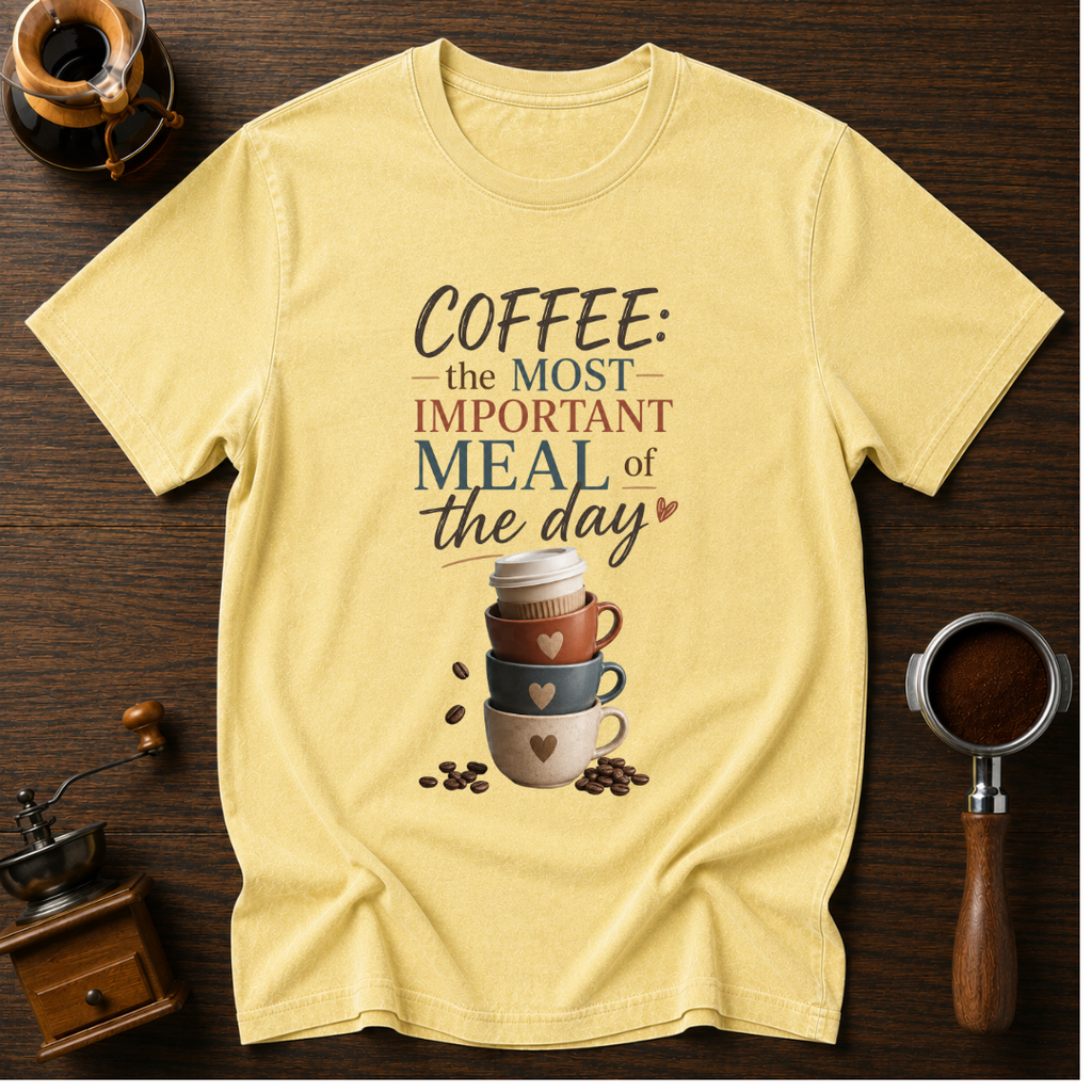 Most Important Meal of the Day Dyed T-shirt