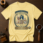 Pet Parent & Coffee Dyed T-shirt