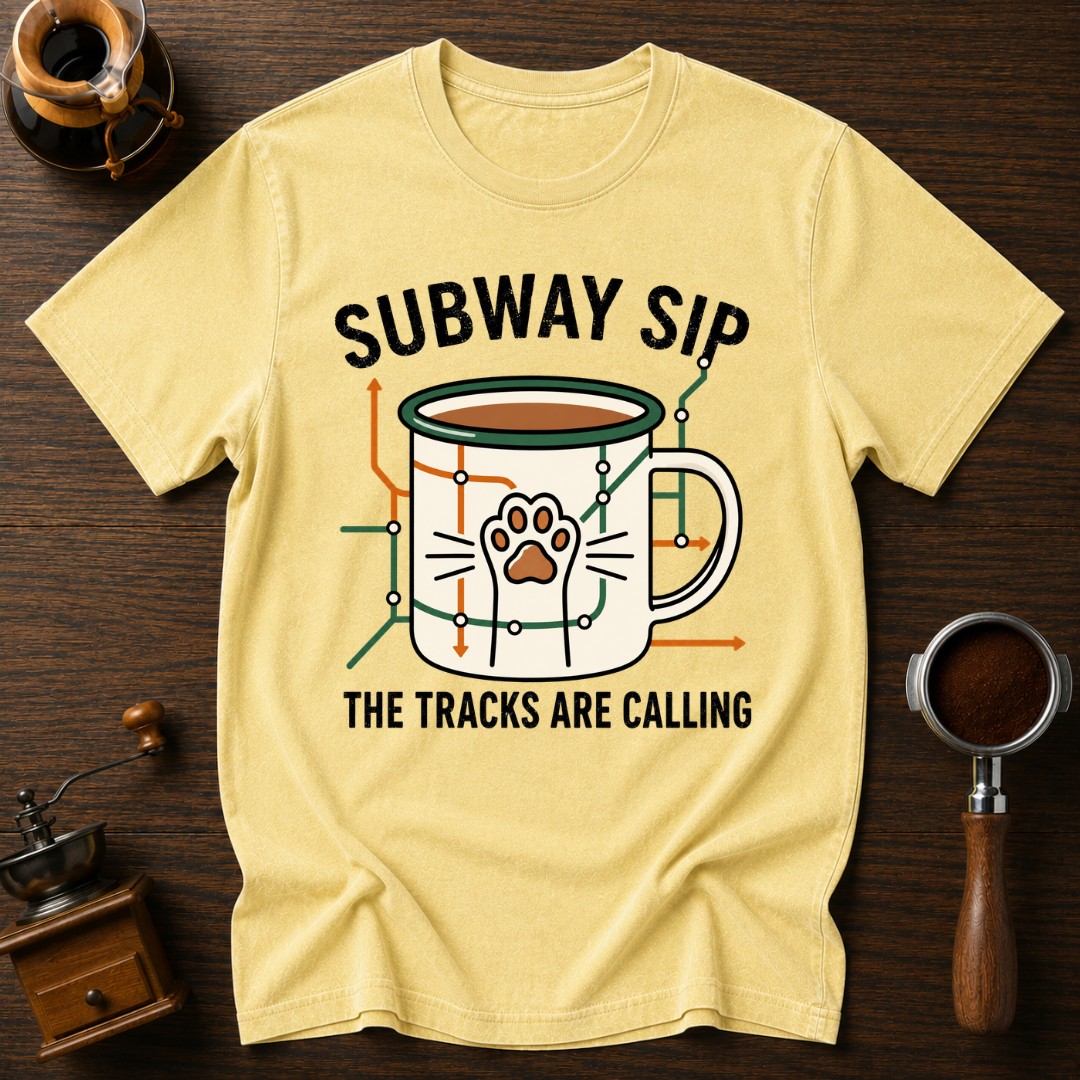 Subway Sip Dyed T-shirt