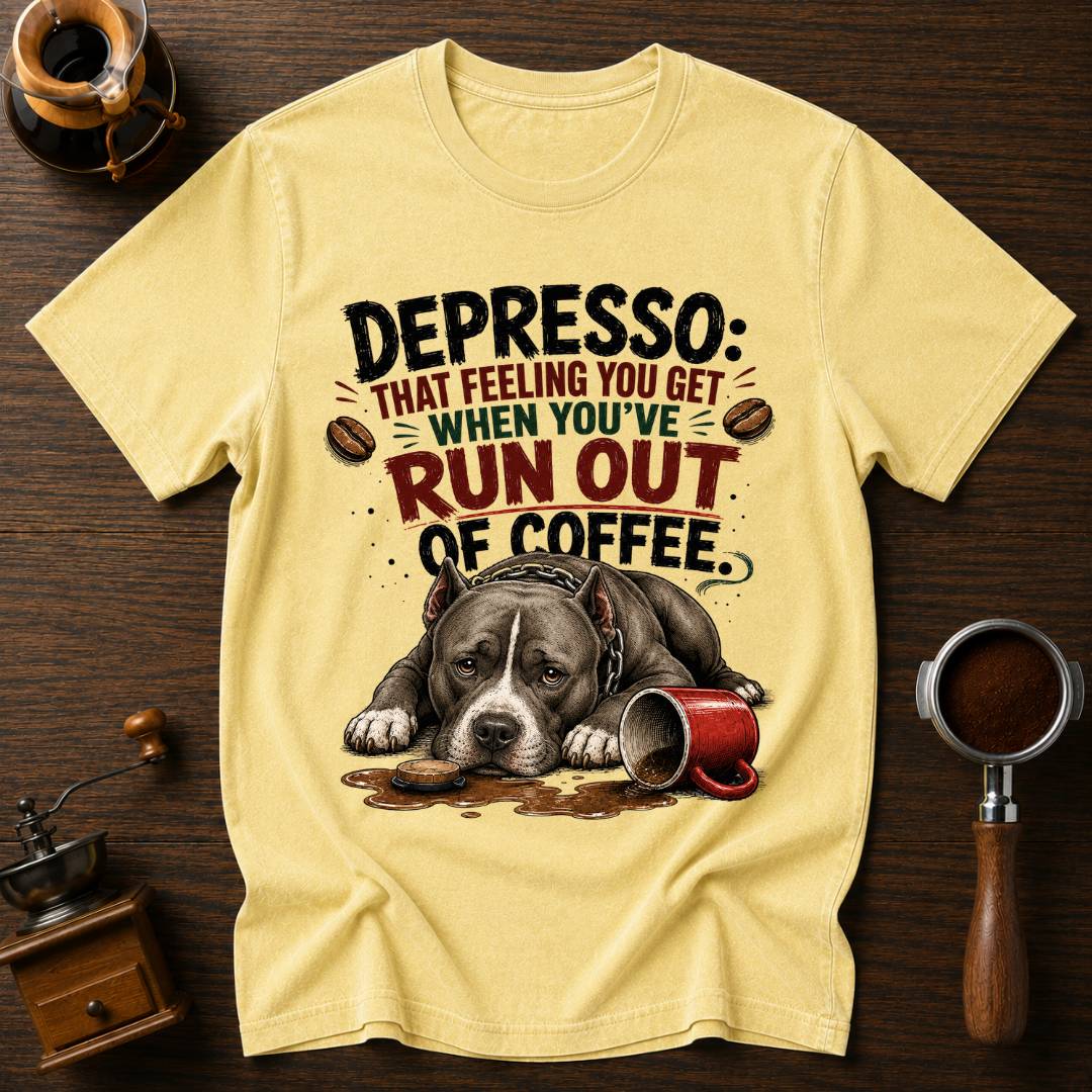 Depressed Pittie Dyed T-shirt