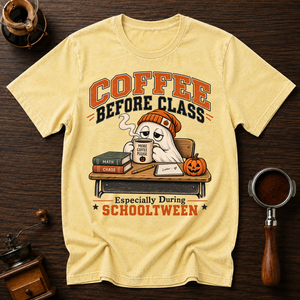 Coffee Before Class Dyed T-shirt
