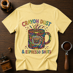 Crayon Dust Espresso Dyed T-shirt