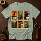 Witch's Need Coffee Too Dyed T-shirt