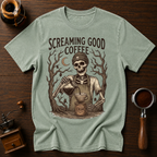 Screaming Good Coffee Dyed T-shirt