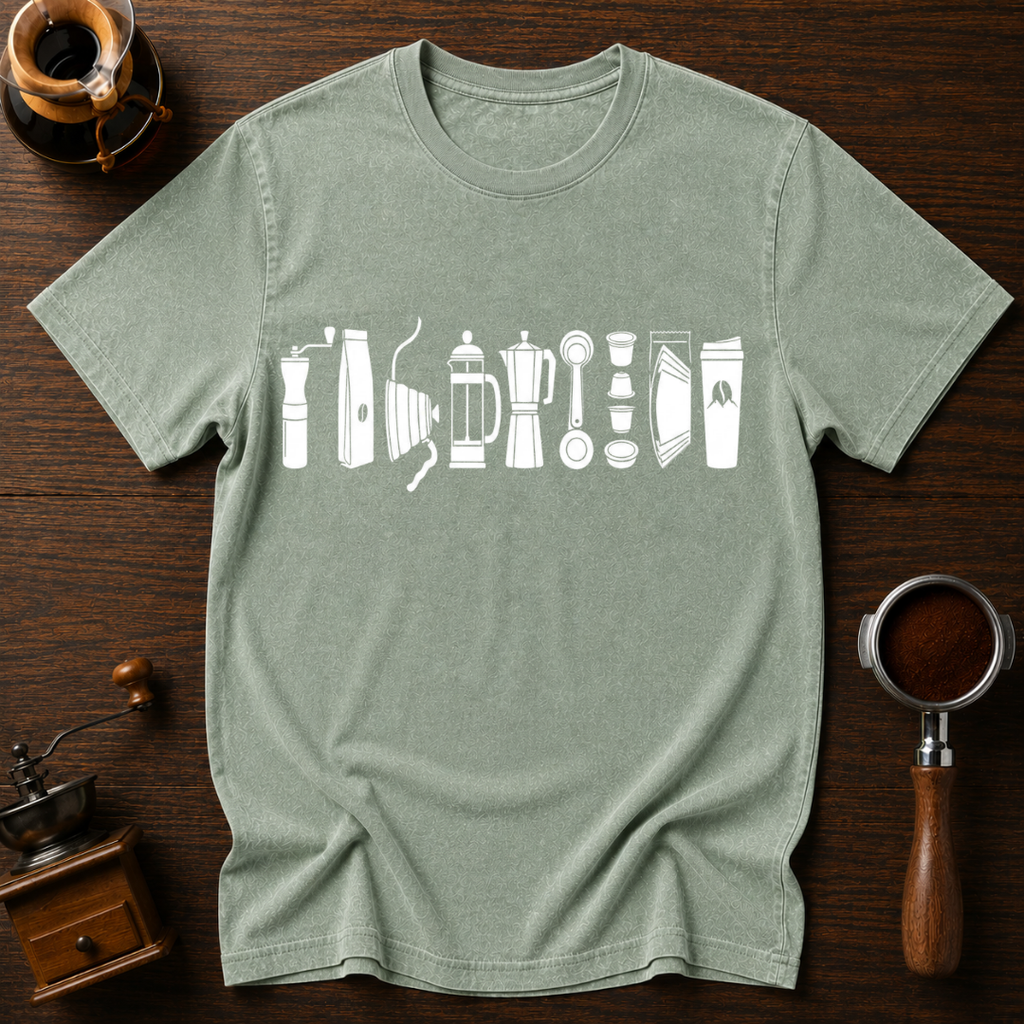 Coffee Essentials Dyed T-shirt