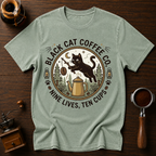 Black Cat Coffee Dyed T-shirt