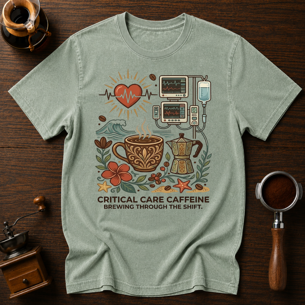 Critical Care Caffeine Dyed T-shirt