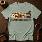Spooky Coffee Society Dyed T-shirt
