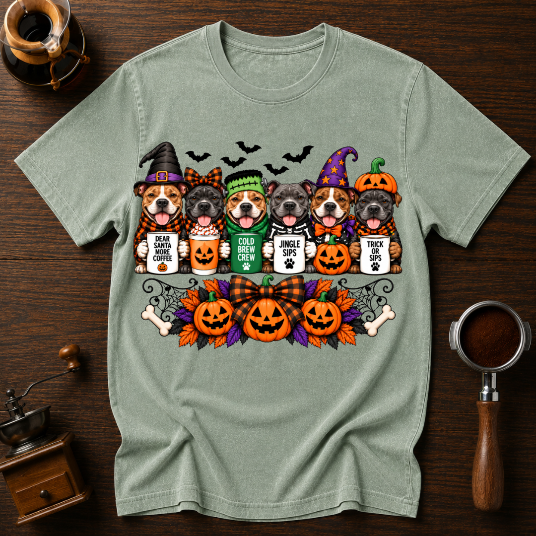 Pittie Halloween Dyed T-shirt