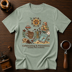 Caffeinating and Parentlng Dyed T-shirt
