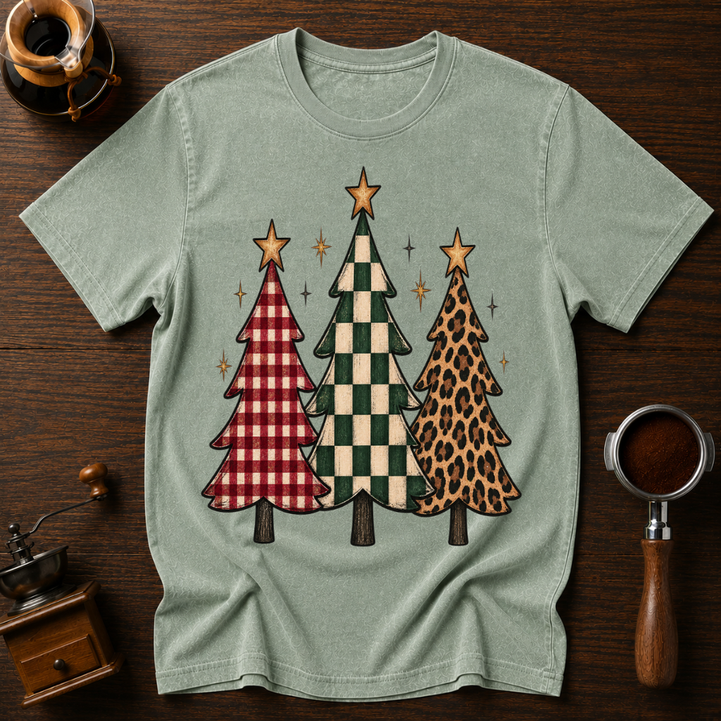 Multi Style Fabric Tree Dyed T-shirt