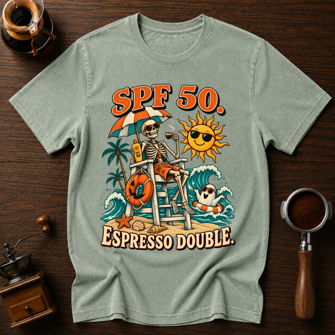 SPF 50 Espresso Double Dyed T-shirt