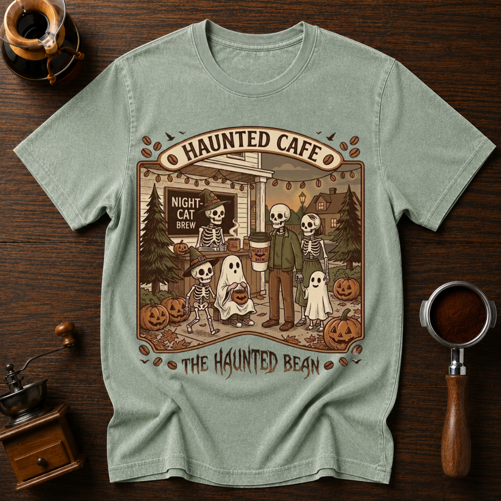 The Haunted Bean Cafe Dyed T-shirt