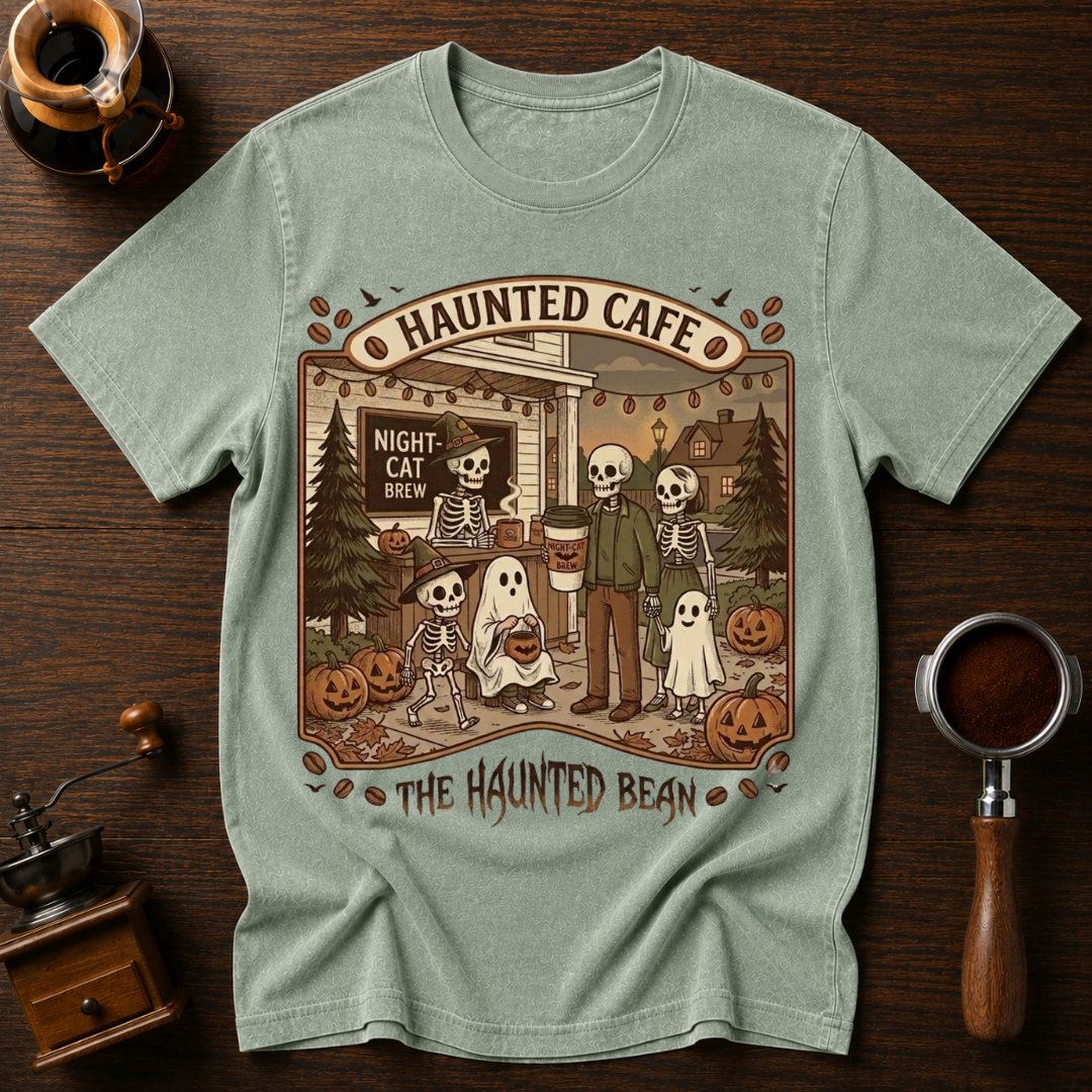 The Haunted Bean Cafe Dyed T-shirt