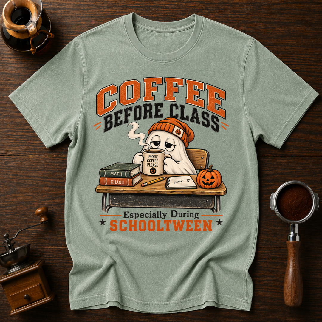 Coffee Before Class Dyed T-shirt