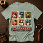 My Daily Coffee Forecast Dyed T-shirt