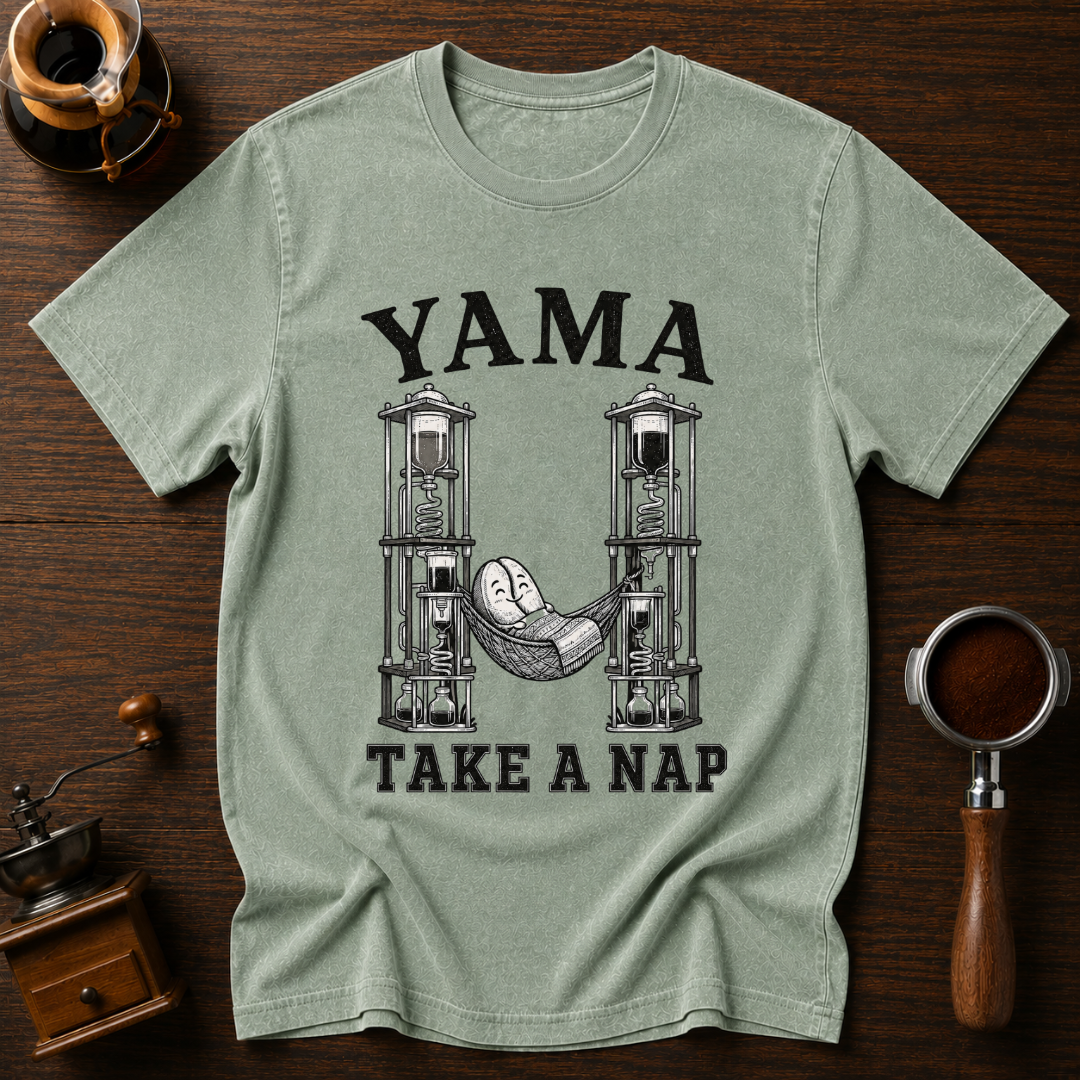 YAMA Take a Nap Dyed T-shirt