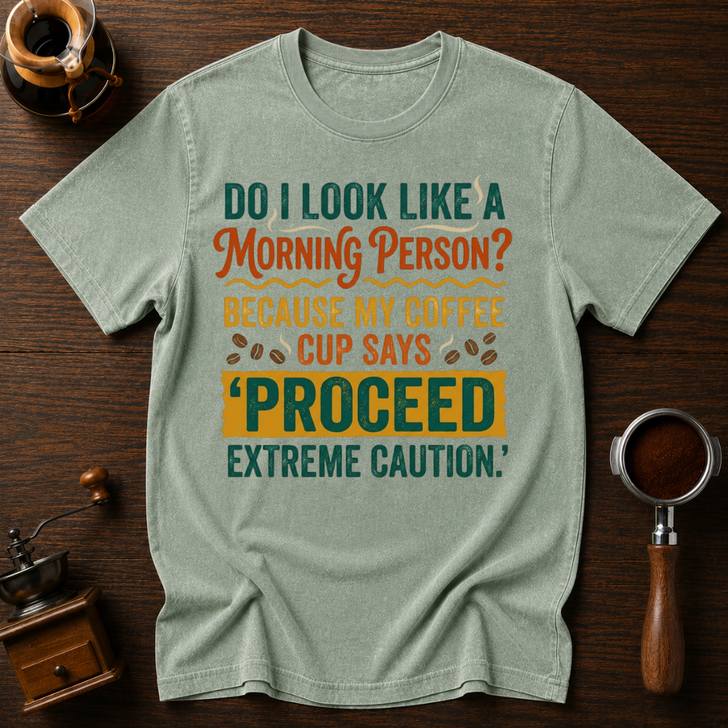 Proceed with Caution Dyed T-shirt