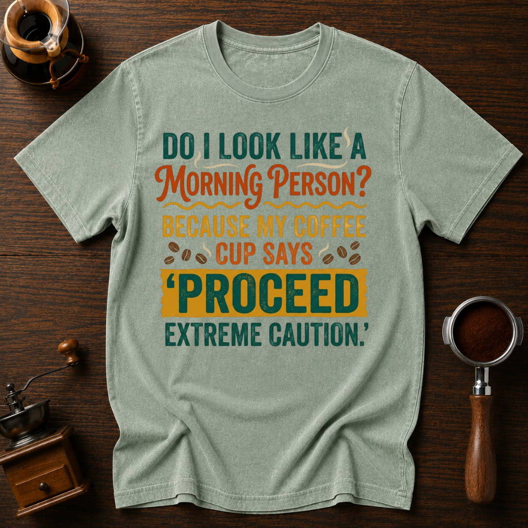 Proceed with Caution Dyed T-shirt
