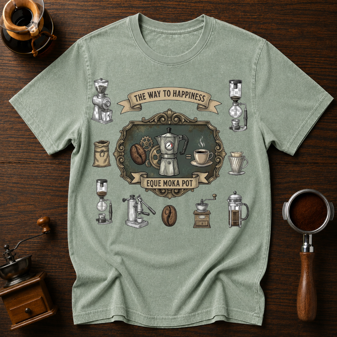 The Way to Happiness Dyed T-shirt