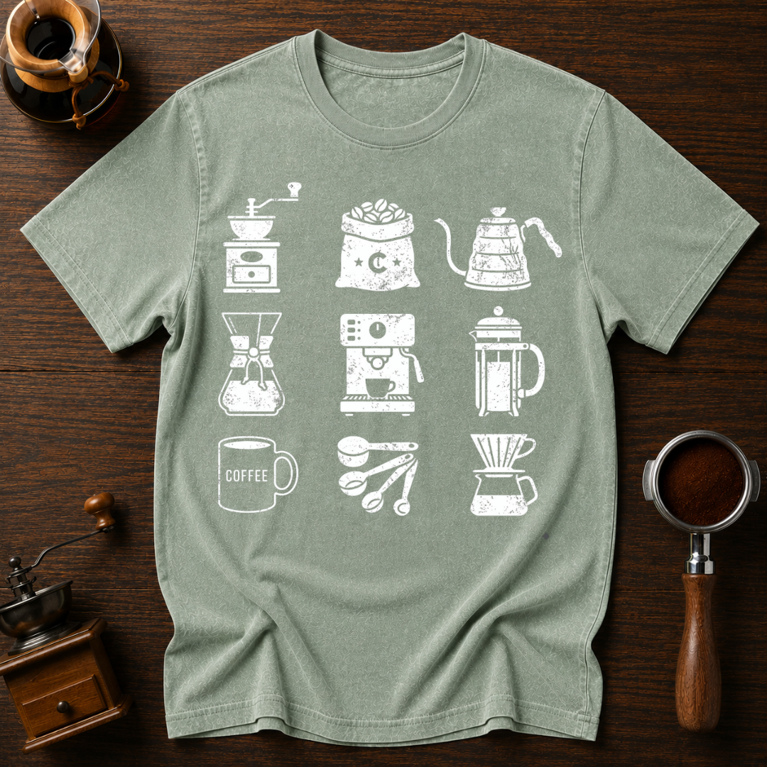 Coffee Objects Dyed T-shirt