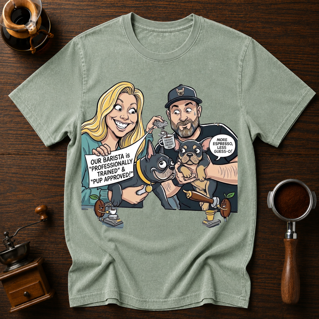 Professionally Trained & Pup Approved Dyed T-shirt
