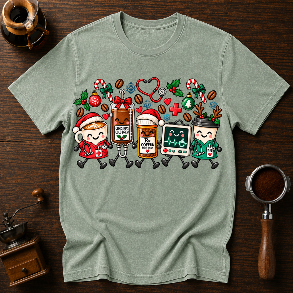 Critical Caffeine Care Crew Dyed T-shirt