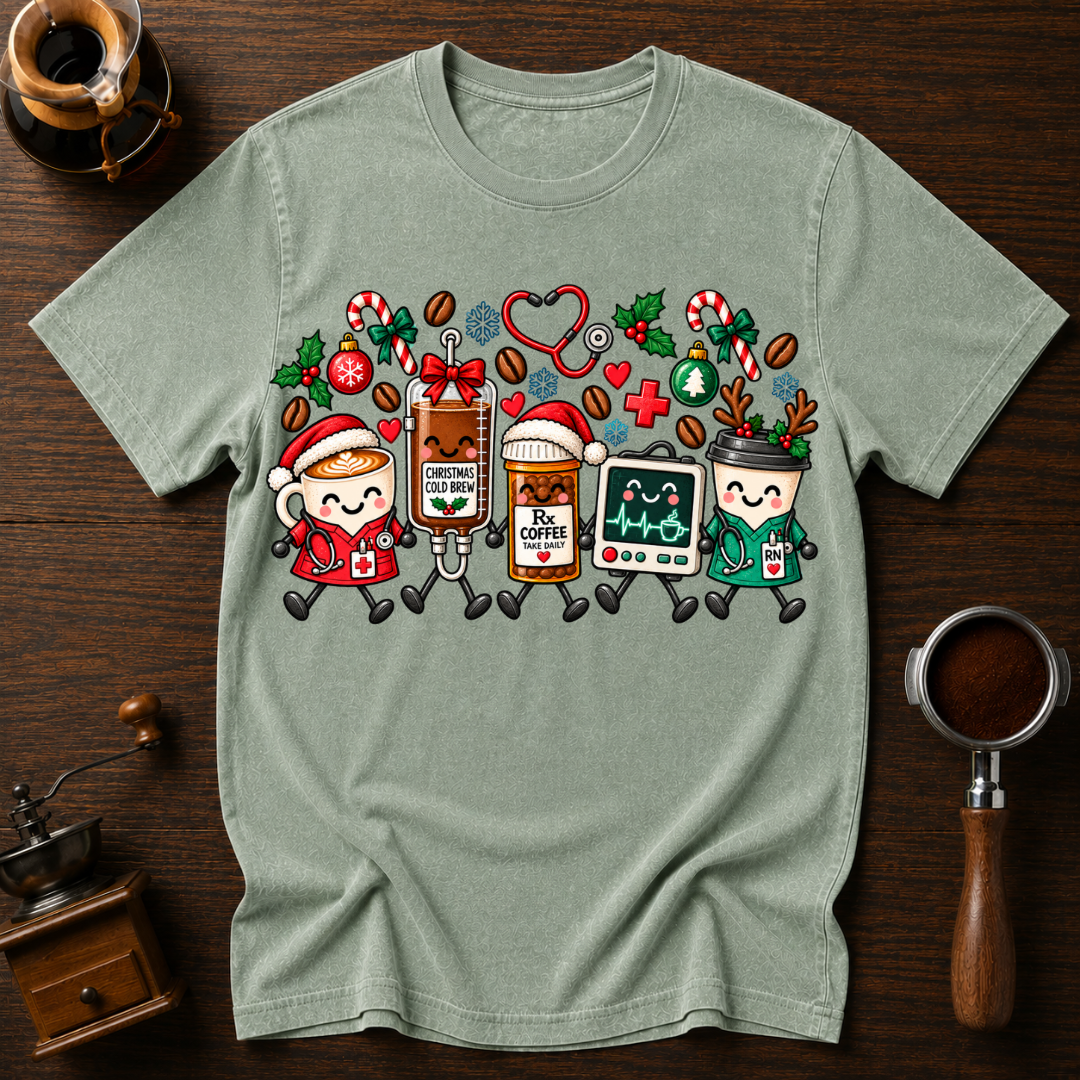 Critical Caffeine Care Crew Dyed T-shirt