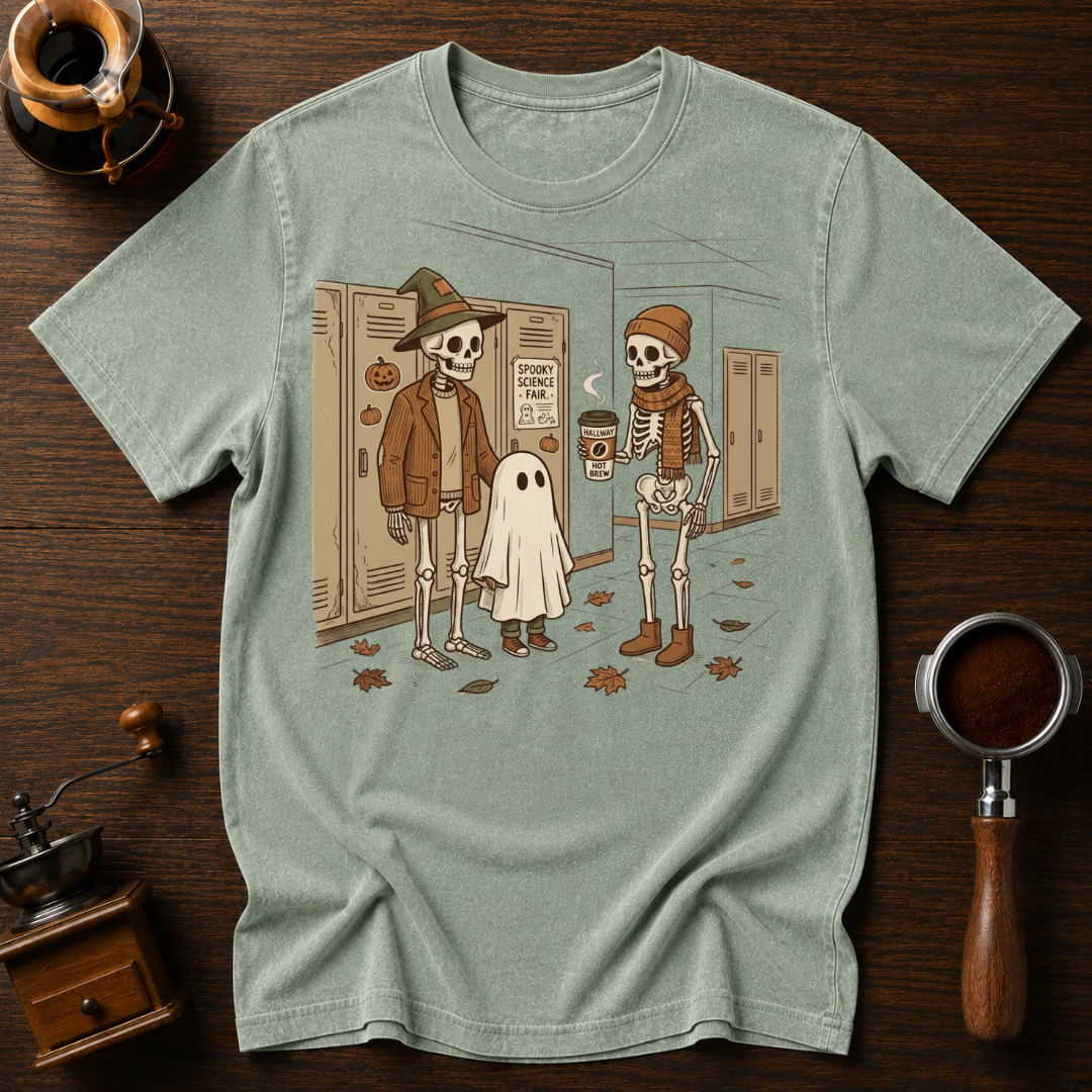 Spooky Science Fair Dyed T-shirt