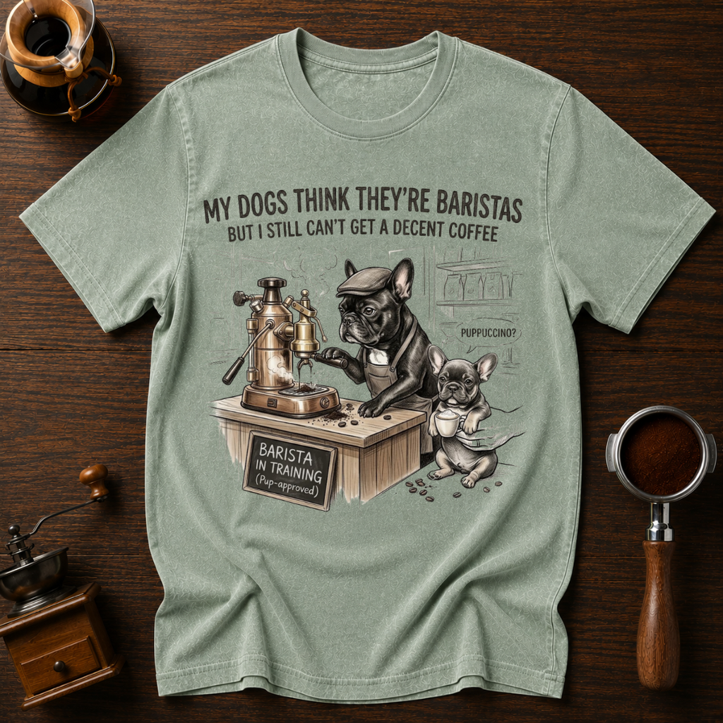 My Dawgs Think They're Baristas Dyed T-shirt