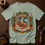 Sleighing It One Cup At A Time Dyed T-shirt