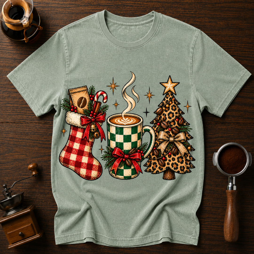 Cozy Christmas Dyed T-shirt
