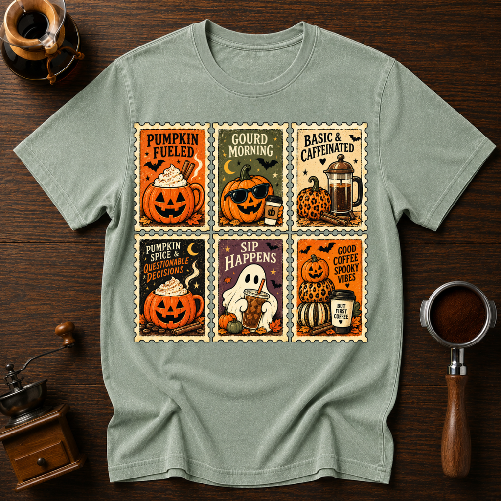 Pumpkin Fueled Dyed T-shirt