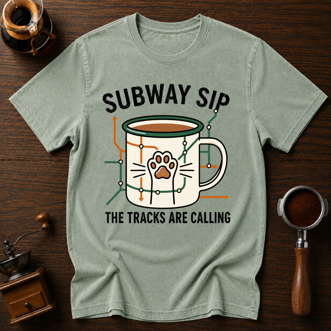 Subway Sip Dyed T-shirt