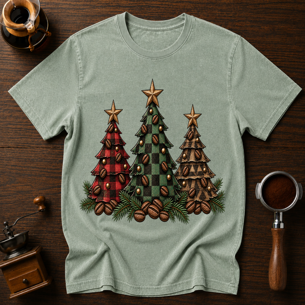 Bean Christmas Tree Dyed T-shirt