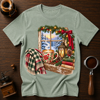 Coffee On Christmas Morning Dyed T-shirt