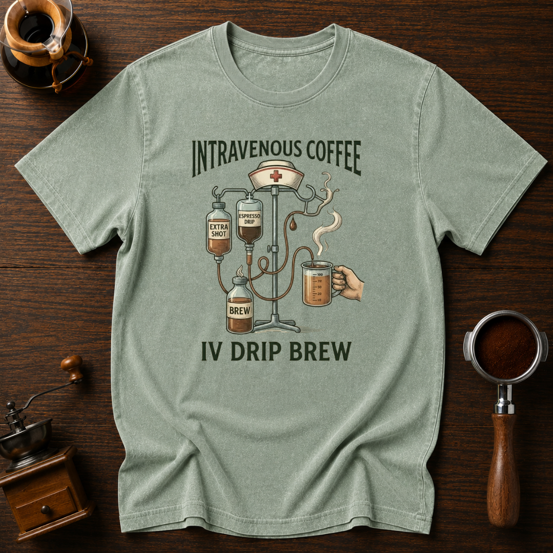 Intravenous Coffee Dyed T-shirt