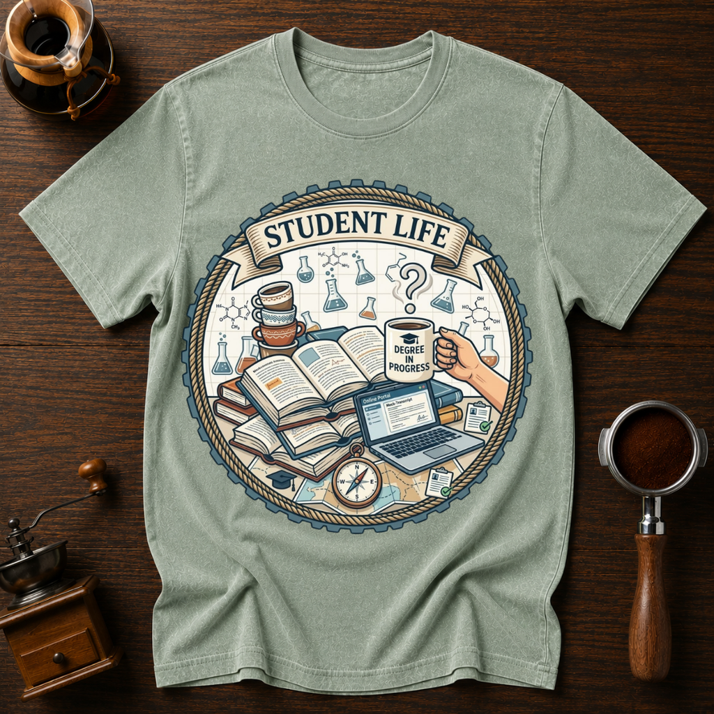 Student Life Dyed T-shirt
