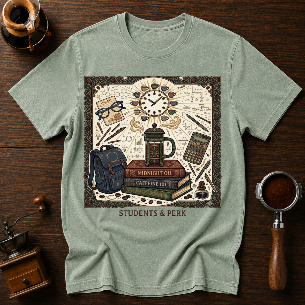 Caffeine 101 Dyed T-shirt