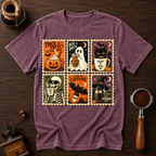 Trick Or Treat I'll Take Coffee Dyed T-shirt