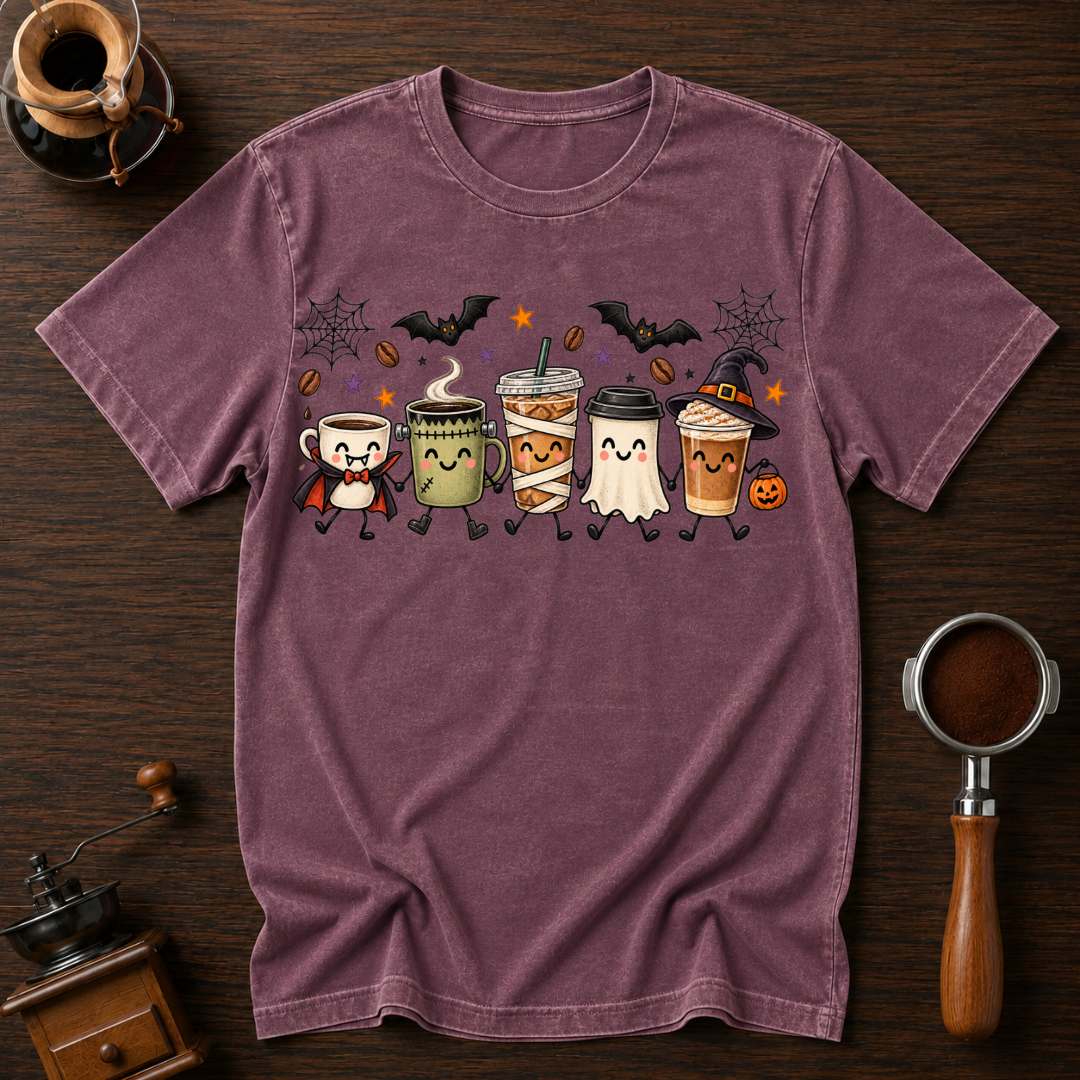 Halloween Lineup Dyed T-shirt