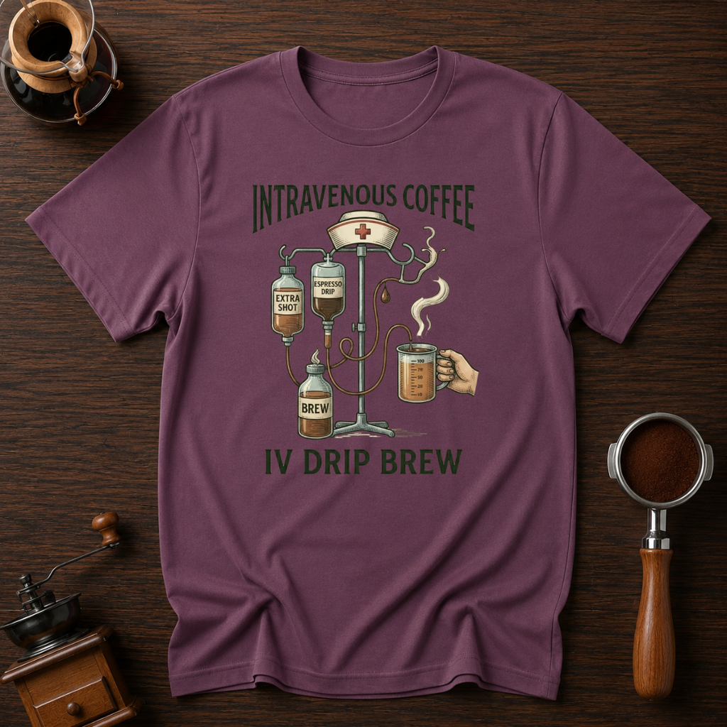 Intravenous Coffee Dyed T-shirt
