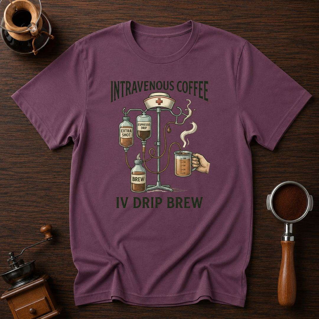 Intravenous Coffee Dyed T-shirt