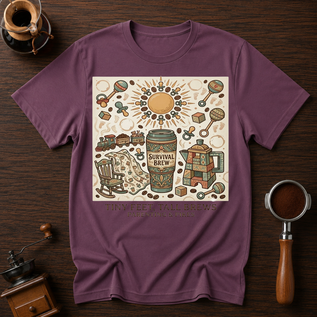 Tiny Feet Tall Brews Dyed T-shirt