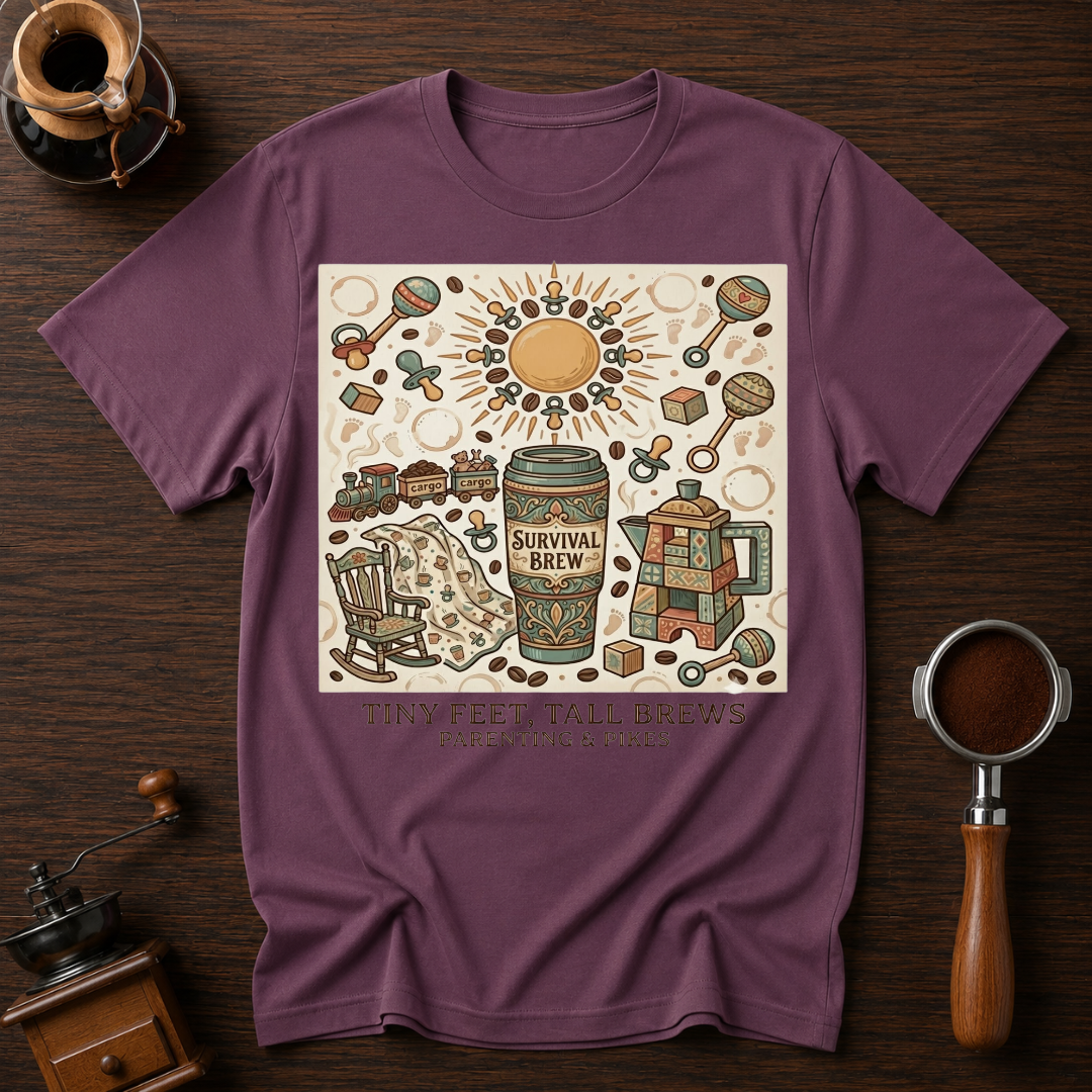 Tiny Feet Tall Brews Dyed T-shirt