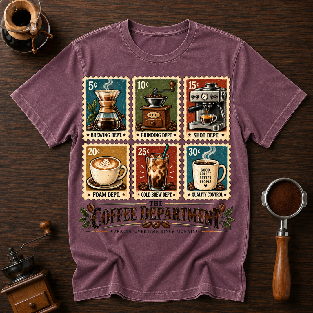 The Coffee Department-Dyed T-shirt