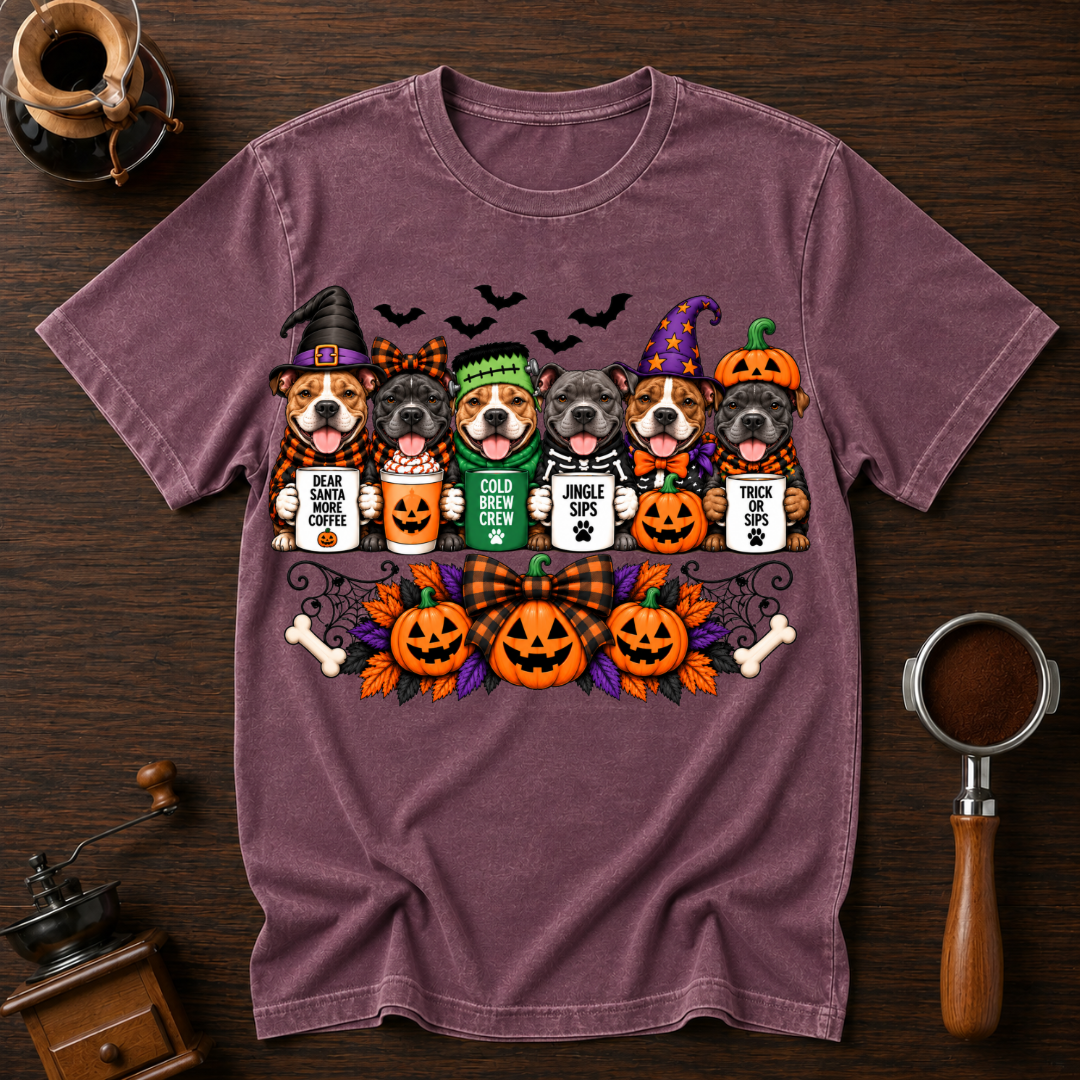 Pittie Halloween Dyed T-shirt