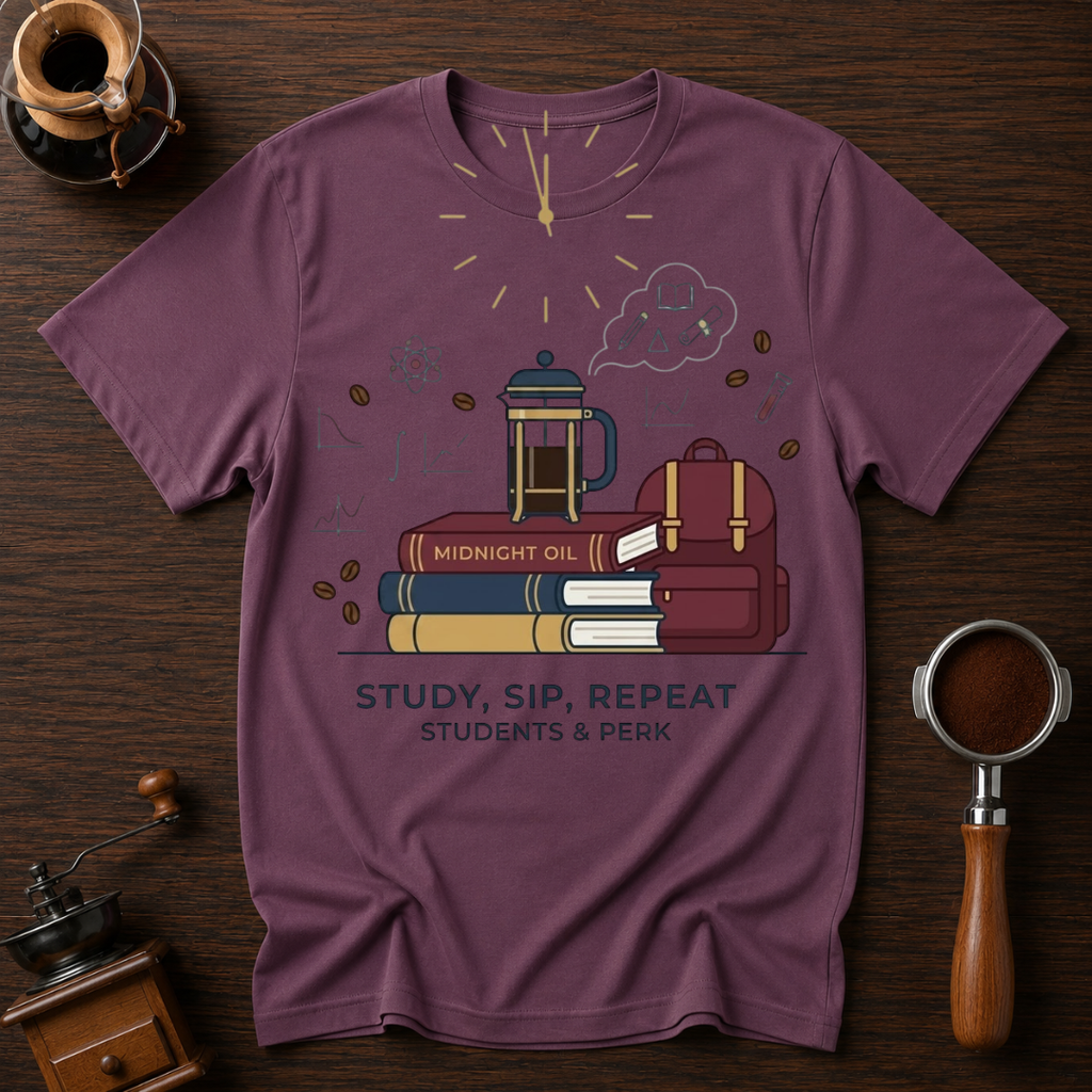 Study Sip Repeat Dyed T-shirt