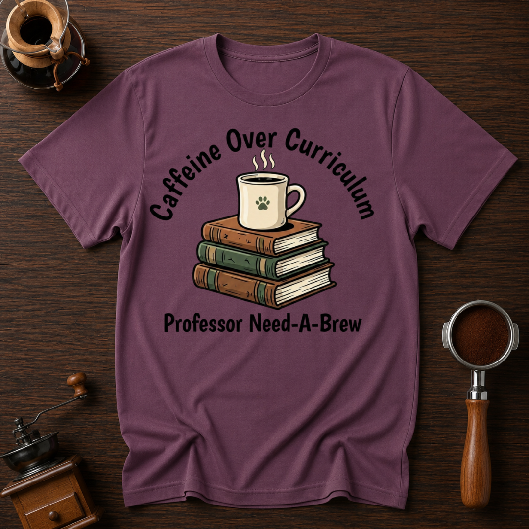 Caffeine Over Curriculum Dyed T-shirt