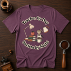 Teacher by Day Barista by Night Dyed T-shirt